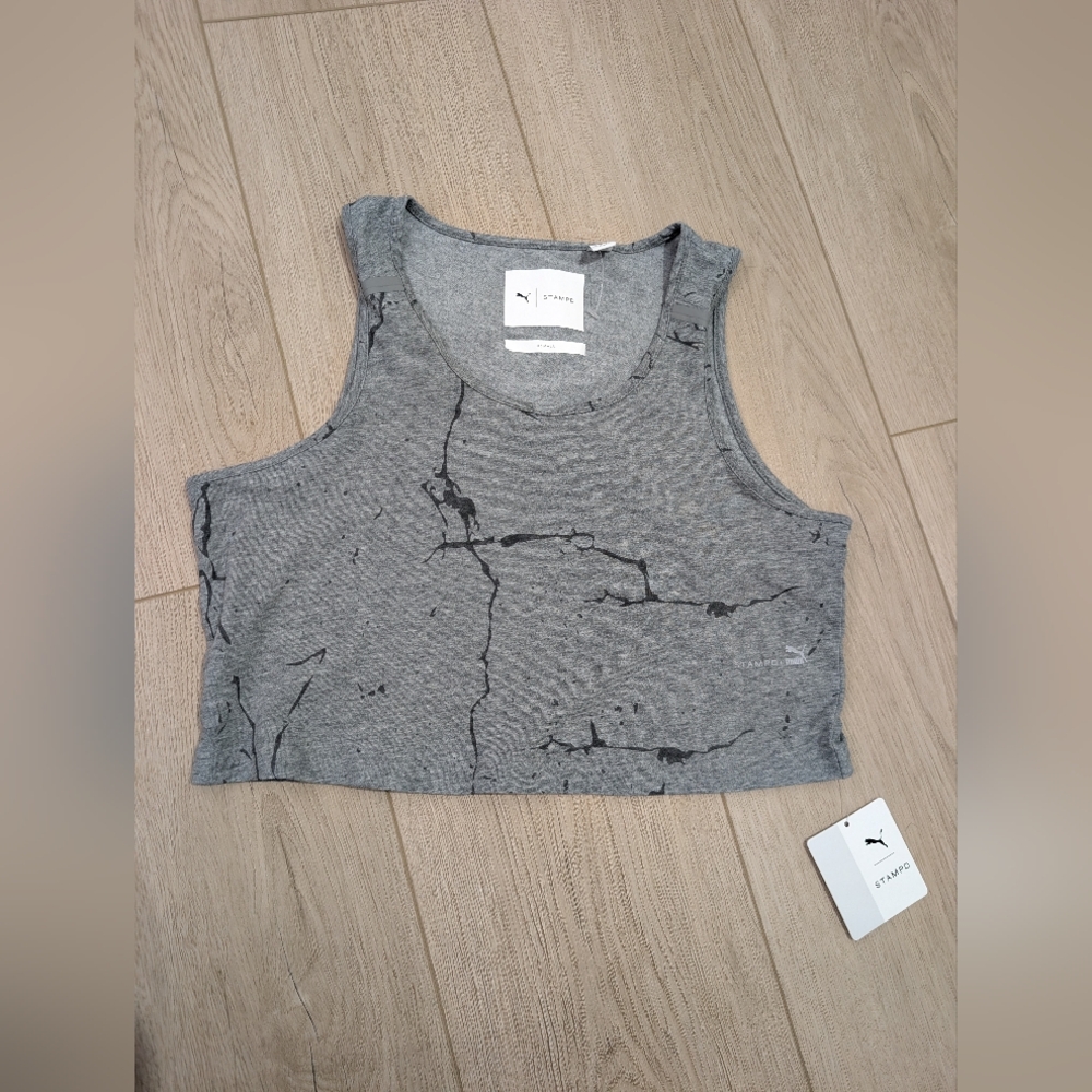 NWT Stampd x Puma graphic Crop Top
